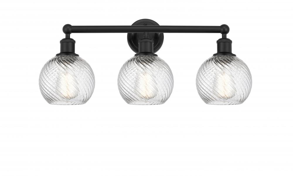 Athens Twisted Swirl 3 Light 24 inch Bath Vanity Light