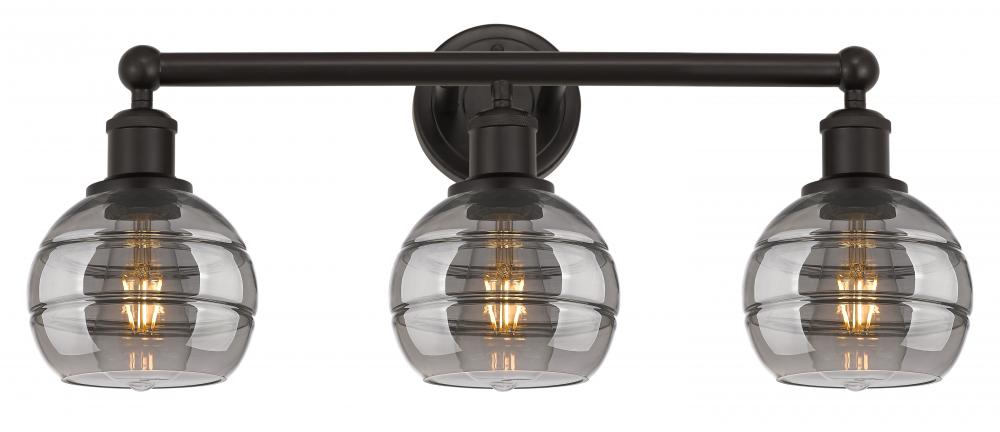 Rochester - 3 Light - 24 inch - Oil Rubbed Bronze - Bath Vanity Light