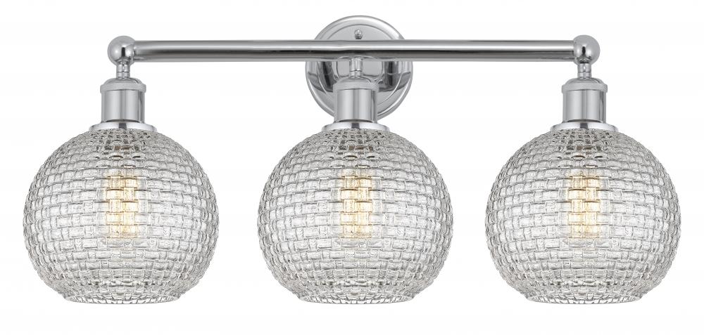 Athens - 3 Light - 26 inch - Polished Chrome - Bath Vanity Light