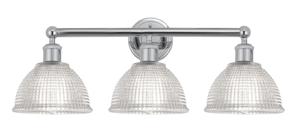 Arietta - 3 Light - 26 inch - Polished Chrome - Bath Vanity Light