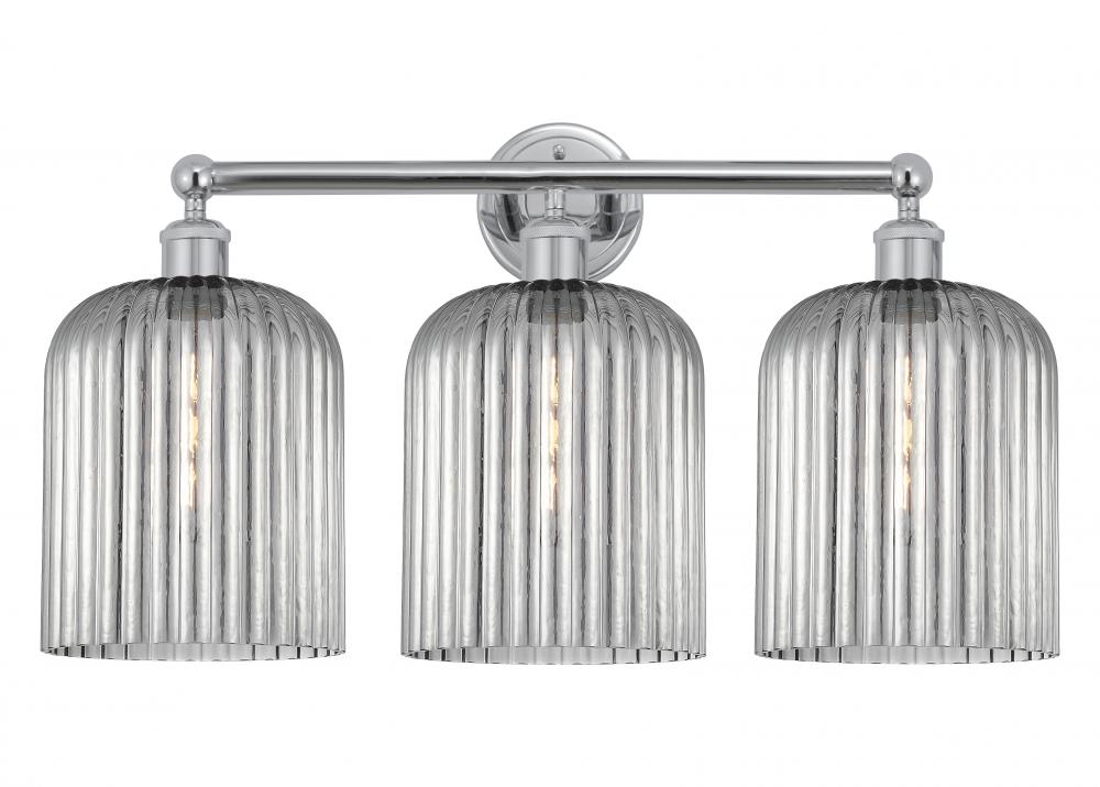 Bridal Veil - 3 Light - 23 inch - Polished Chrome - Bath Vanity Light