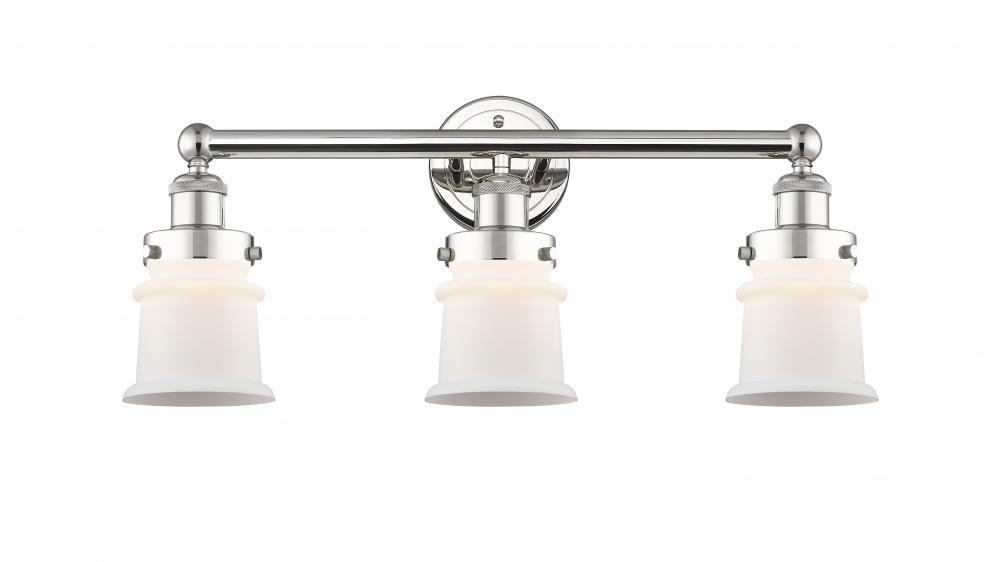 Canton - 3 Light - 23 inch - Polished Nickel - Bath Vanity Light