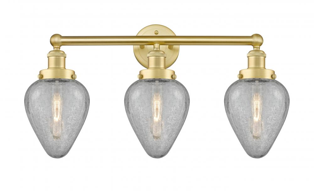 Geneseo - 3 Light - 25 inch - Satin Gold - Bath Vanity Light