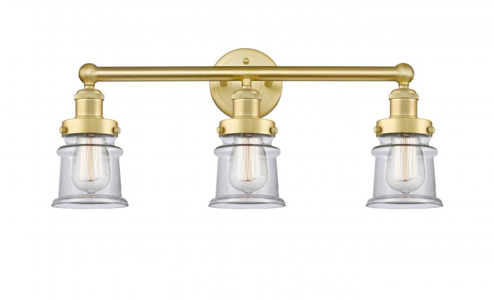 Canton - 3 Light - 23 inch - Satin Gold - Bath Vanity Light