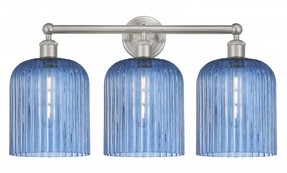 Bridal Veil - 3 Light - 23 inch - Brushed Satin Nickel - Bath Vanity Light