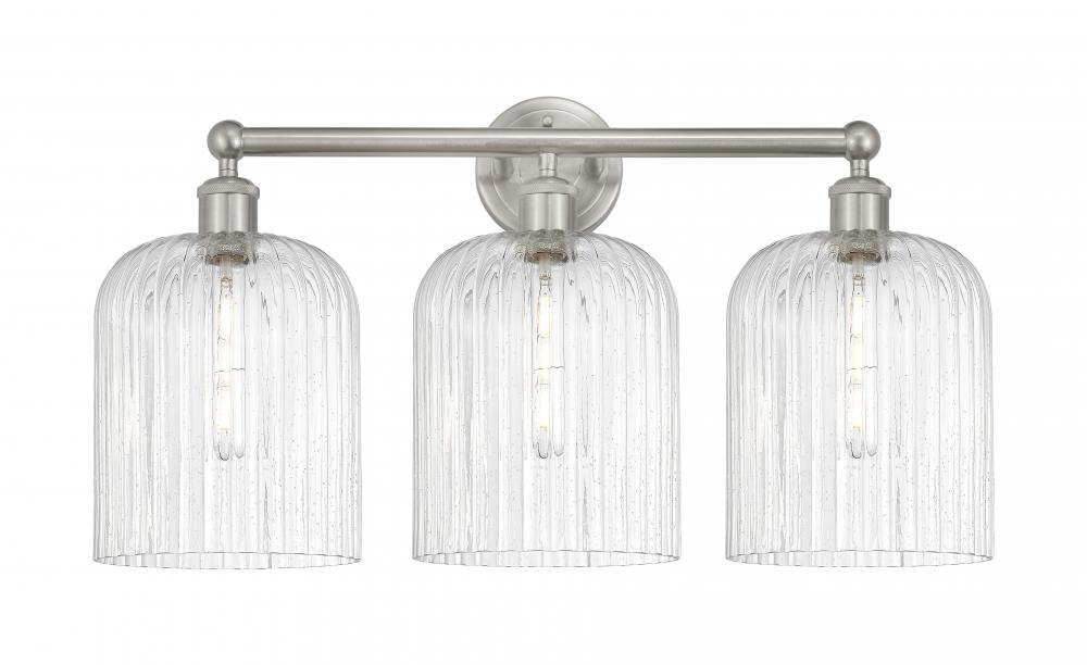 Bridal Veil - 3 Light - 23 inch - Brushed Satin Nickel - Bath Vanity Light