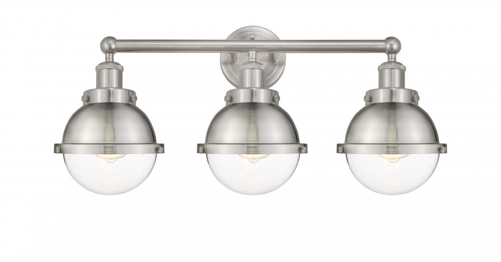Hampden - 3 Light - 25 inch - Brushed Satin Nickel - Bath Vanity Light