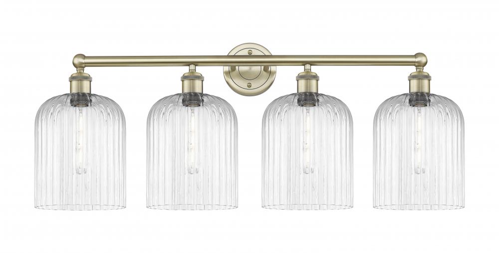 Bridal Veil - 4 Light - 32 inch - Antique Brass - Bath Vanity Light