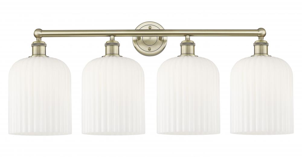 Bridal Veil - 4 Light - 32 inch - Antique Brass - Bath Vanity Light