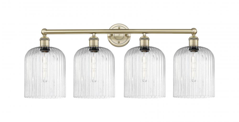 Bridal Veil - 4 Light - 32 inch - Antique Brass - Bath Vanity Light