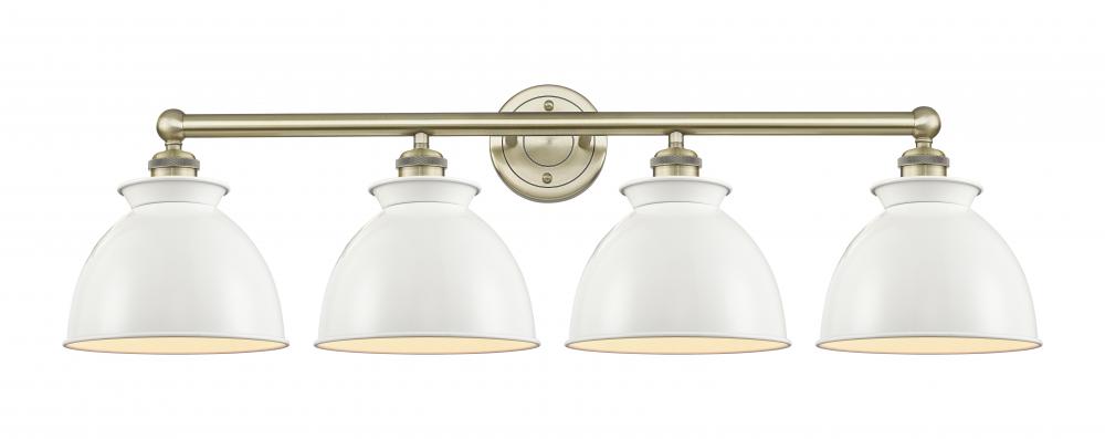 Adirondack - 4 Light - 35 inch - Antique Brass - Bath Vanity Light