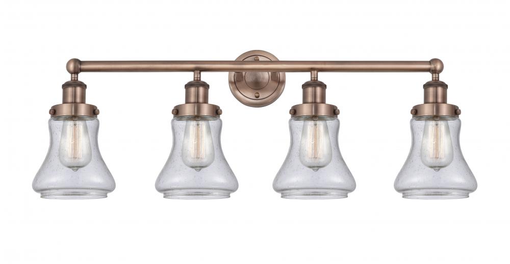 Bellmont - 4 Light - 33 inch - Antique Copper - Bath Vanity Light