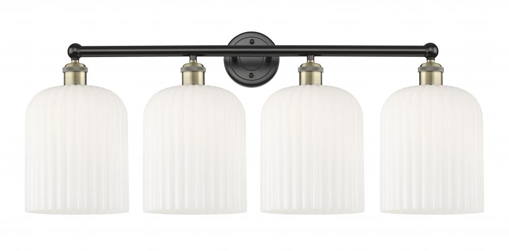 Bridal Veil - 4 Light - 32 inch - Black Antique Brass - Bath Vanity Light