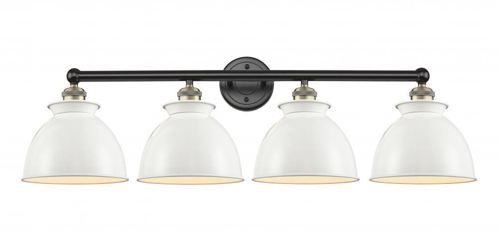 Adirondack - 4 Light - 35 inch - Black Antique Brass - Bath Vanity Light