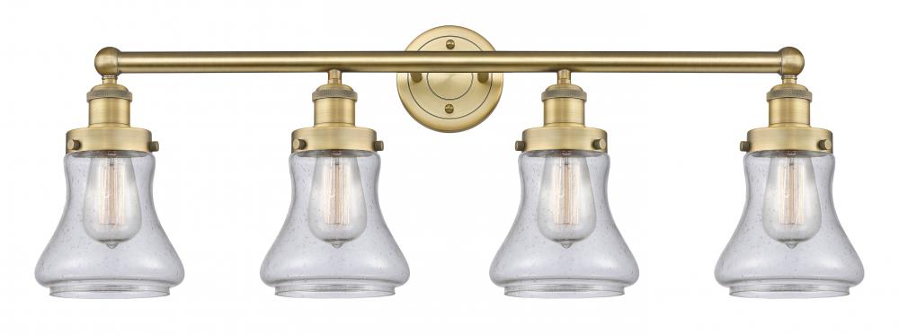Bellmont - 4 Light - 33 inch - Brushed Brass - Bath Vanity Light