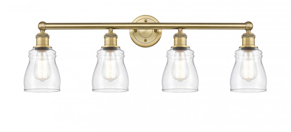Ellery - 4 Light - 32 inch - Brushed Brass - Bath Vanity Light