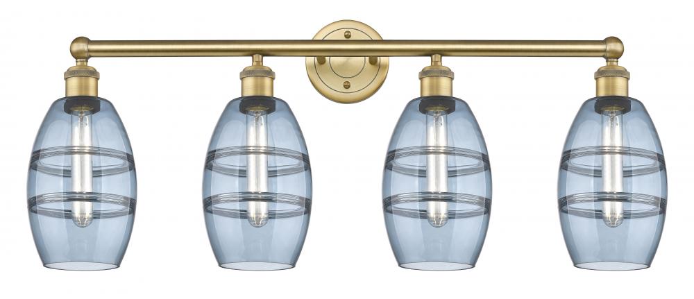 Vaz - 4 Light - 33 inch - Brushed Brass - Bath Vanity Light