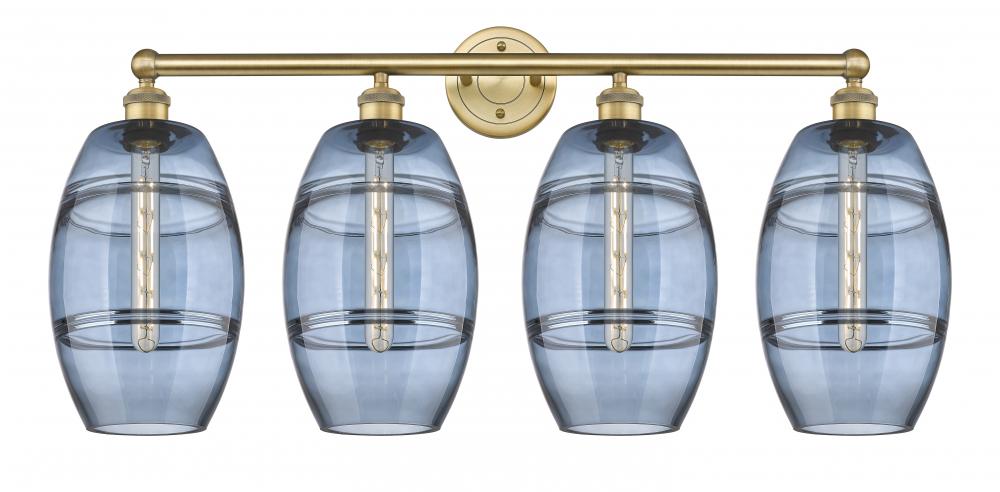 Vaz - 4 Light - 35 inch - Brushed Brass - Bath Vanity Light