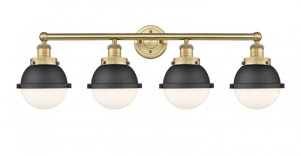 Edison - 4 Light - 34 inch - Brushed Brass - Bath Vanity Light