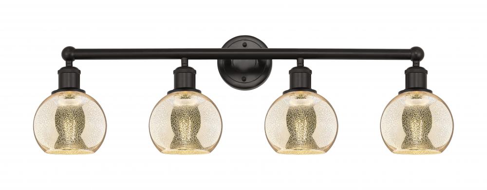 Athens - 4 Light - 33 inch - Oil Rubbed Bronze - Bath Vanity Light