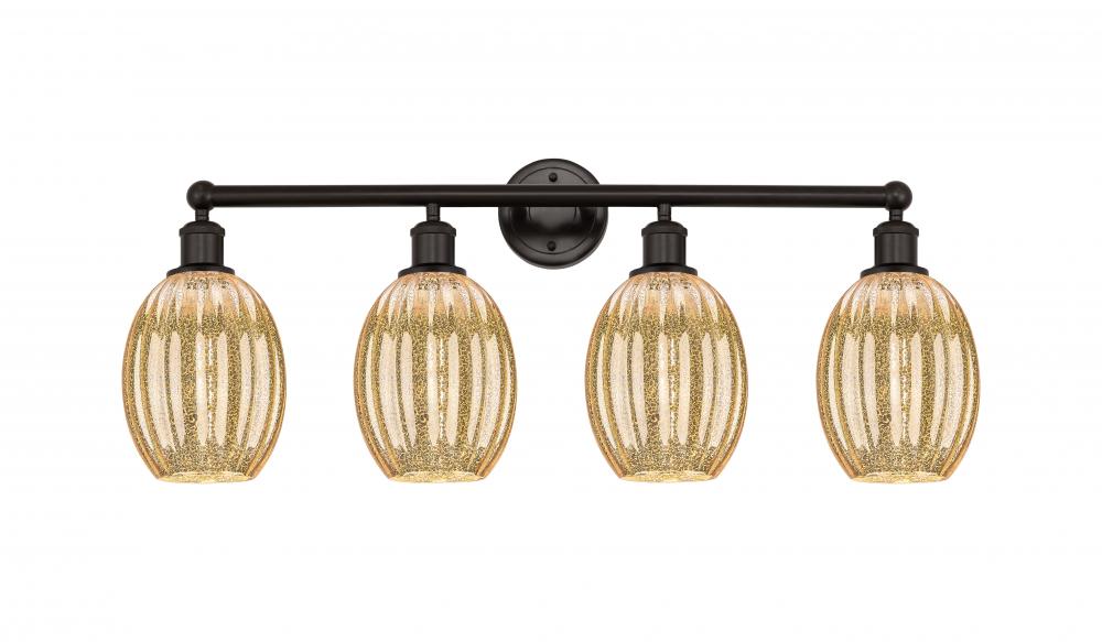 Preston Bulb - 4 Light - 33 inch - Oil Rubbed Bronze - Bath Vanity Light