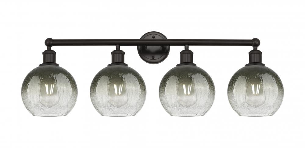 Brookhaven Globe - 4 Light - 35 inch - Oil Rubbed Bronze - Bath Vanity Light