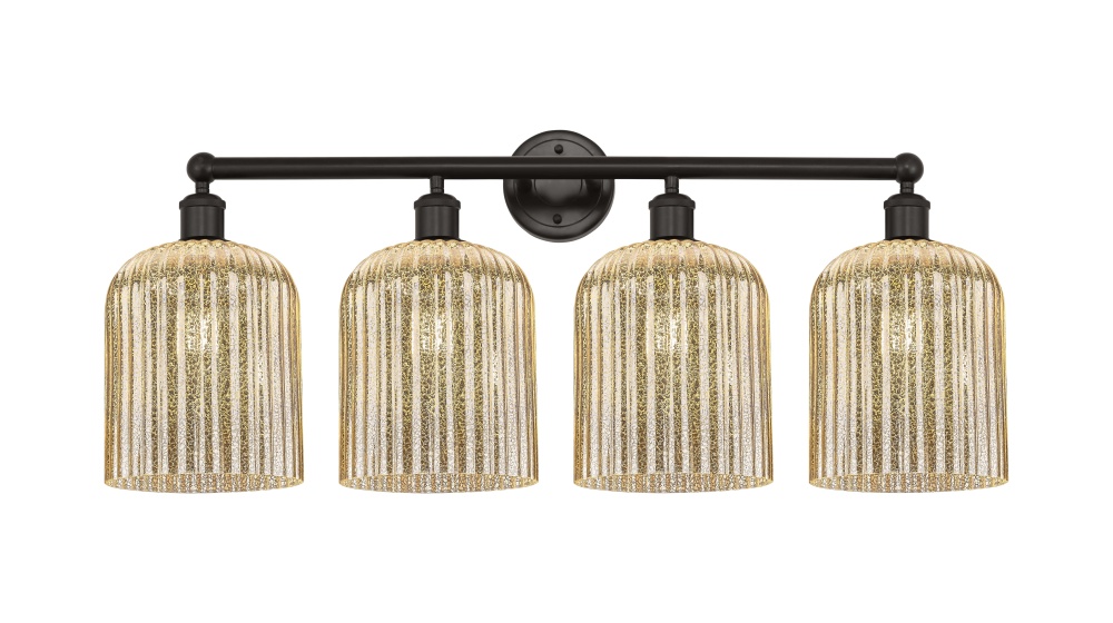 Bridal Veil - 4 Light - 32 inch - Oil Rubbed Bronze - Bath Vanity Light