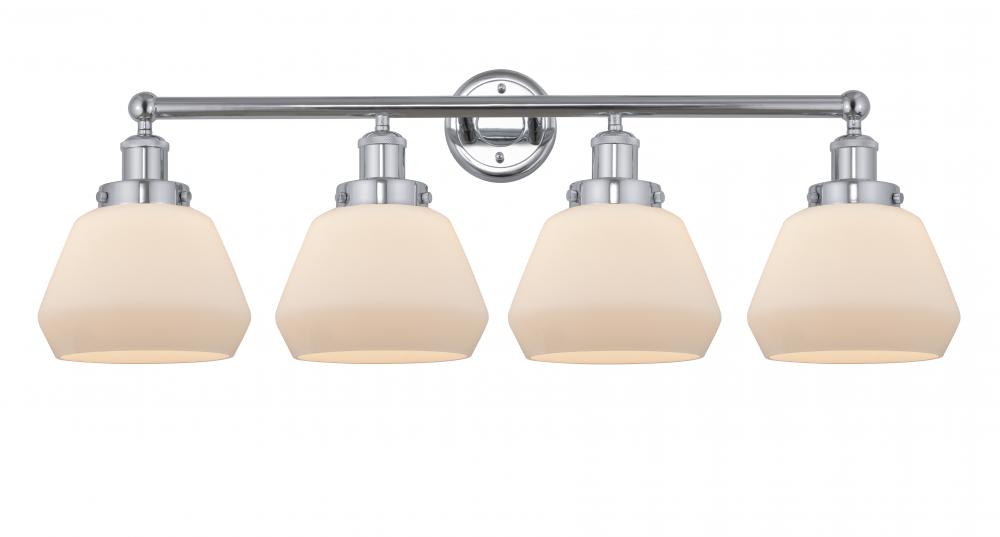 Fulton - 4 Light - 34 inch - Polished Chrome - Bath Vanity Light