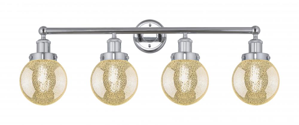 Beacon - 4 Light - 33 inch - Polished Chrome - Bath Vanity Light