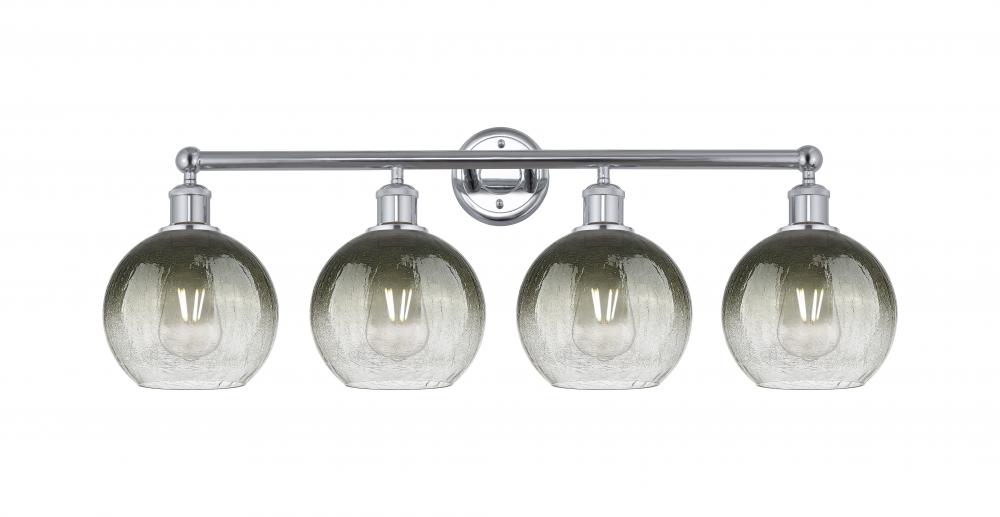 Brookhaven Globe - 4 Light - 35 inch - Polished Chrome - Bath Vanity Light