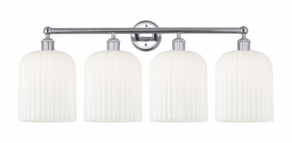 Bridal Veil - 4 Light - 32 inch - Polished Chrome - Bath Vanity Light