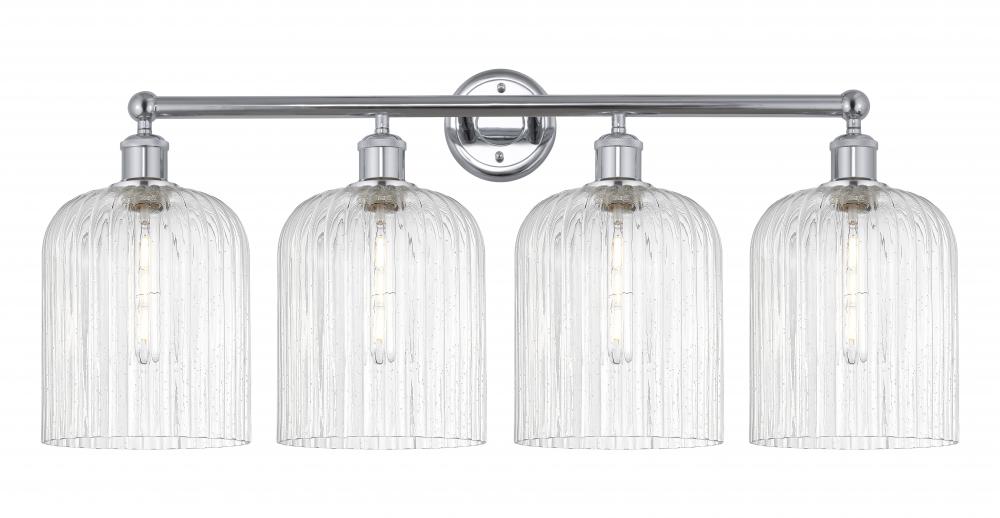 Bridal Veil - 4 Light - 32 inch - Polished Chrome - Bath Vanity Light