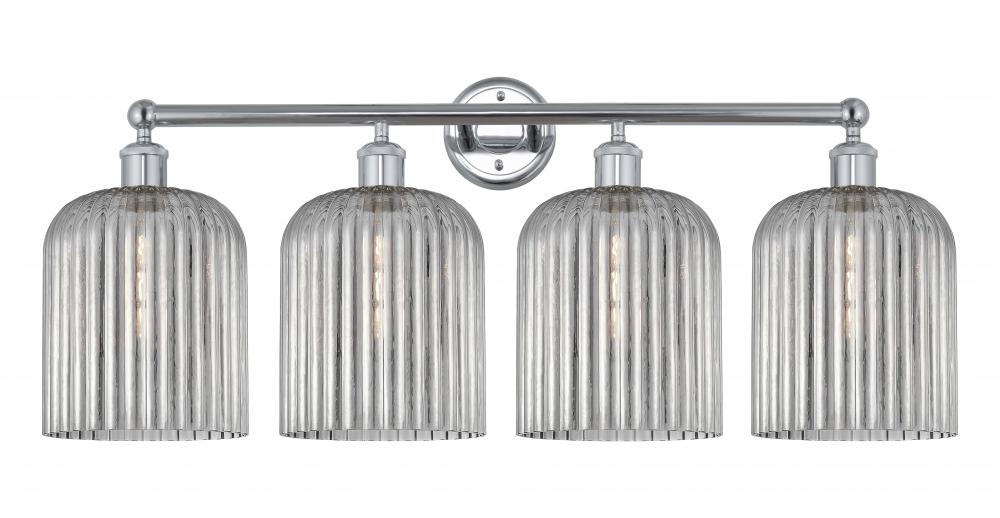 Bridal Veil - 4 Light - 32 inch - Polished Chrome - Bath Vanity Light