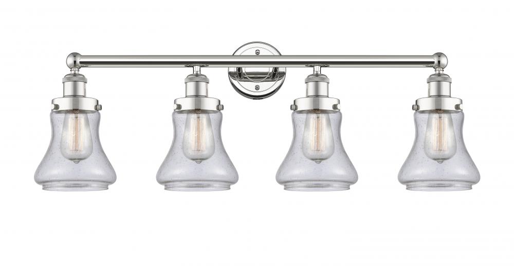 Bellmont - 4 Light - 33 inch - Polished Nickel - Bath Vanity Light