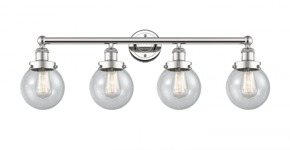 Beacon - 4 Light - 33 inch - Polished Nickel - Bath Vanity Light