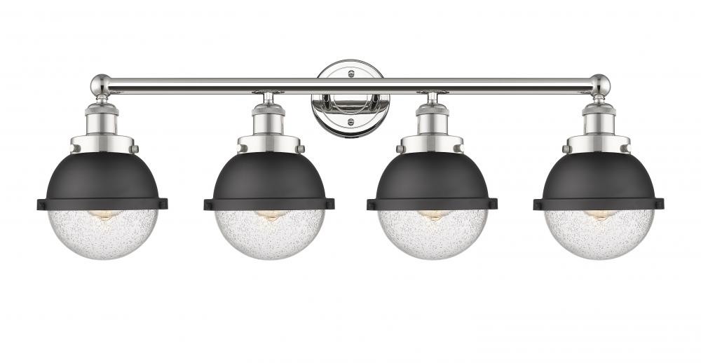 Edison - 4 Light - 34 inch - Polished Nickel - Bath Vanity Light