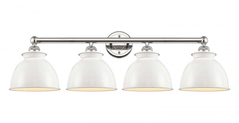 Adirondack - 4 Light - 35 inch - Polished Nickel - Bath Vanity Light