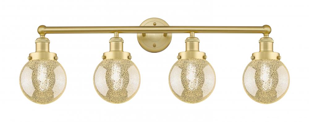 Beacon - 4 Light - 33 inch - Satin Gold - Bath Vanity Light