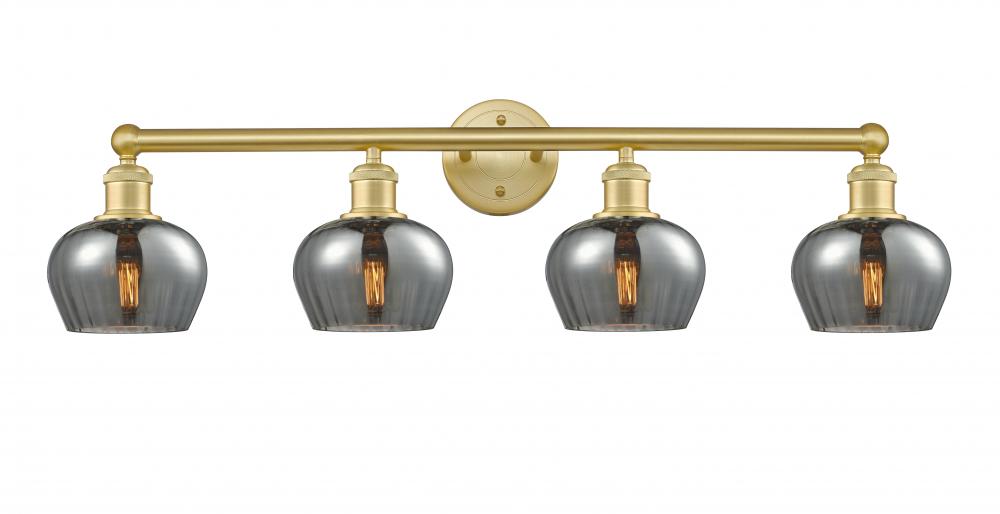 Fenton - 4 Light - 34 inch - Satin Gold - Bath Vanity Light