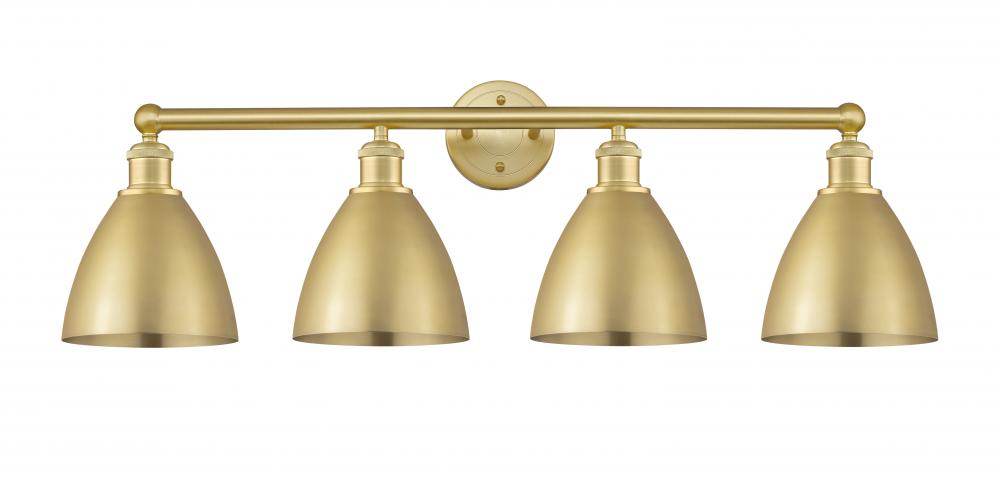 Bristol - 4 Light - 35 inch - Satin Gold - Bath Vanity Light