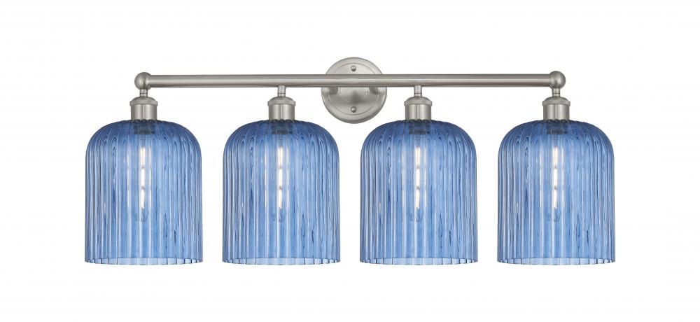 Bridal Veil - 4 Light - 32 inch - Brushed Satin Nickel - Bath Vanity Light