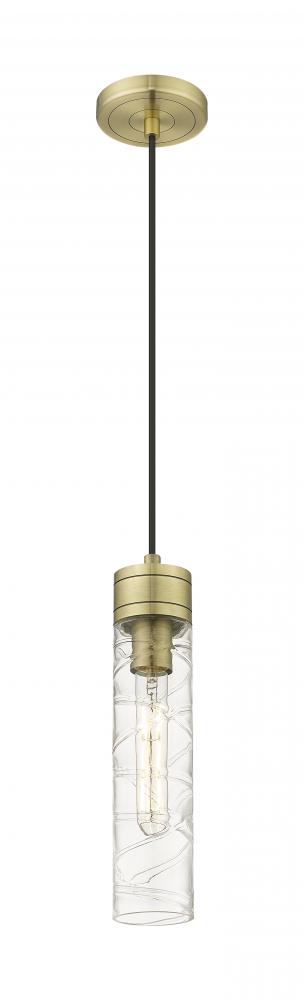 Boreas - 1 Light - 3 inch - Antique Brass - Cord Hung - Mini Pendant