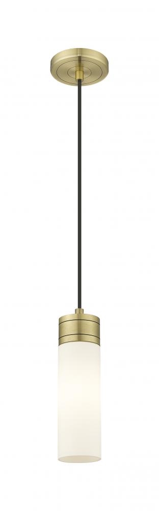 Boreas - 1 Light - 3 inch - Antique Brass - Cord Hung - Mini Pendant