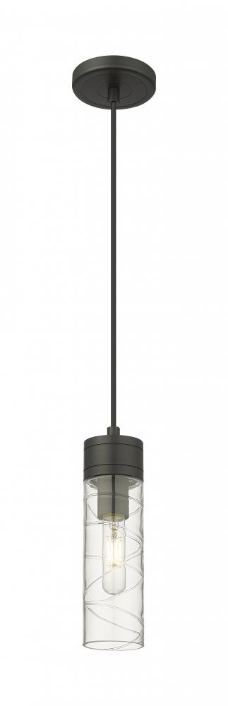 Boreas - 1 Light - 3 inch - Matte Black - Cord Hung - Mini Pendant