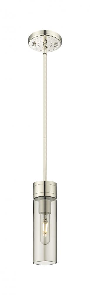 Boreas - 1 Light - 3 inch - Polished Nickel - Stem Hung - Mini Pendant