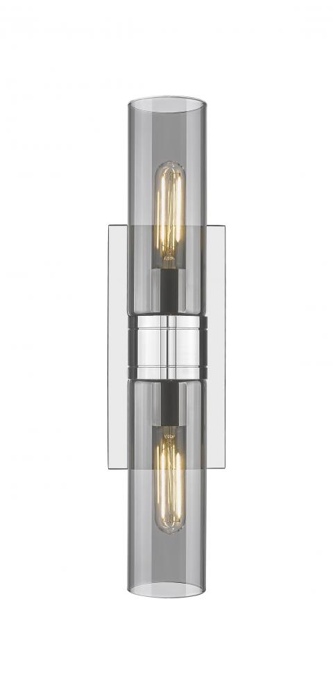 Boreas - 2 Light - 18 inch - Polished Chrome - Bath Vanity Light