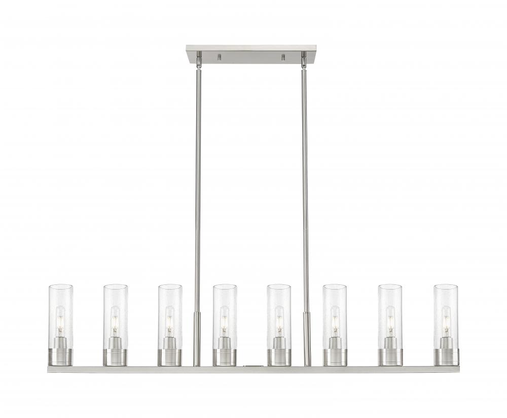 Boreas - 8 Light - 48 inch - Satin Nickel - Linear Pendant