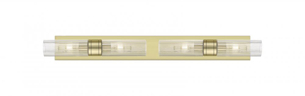 Boreas - 4 Light - 39 inch - Antique Brass - Bath Vanity Light