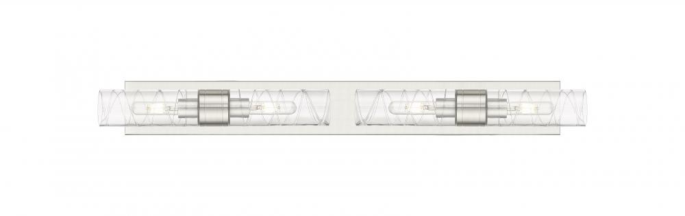 Boreas - 4 Light - 39 inch - Satin Nickel - Bath Vanity Light