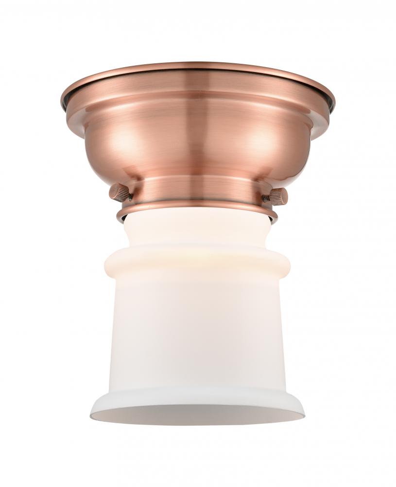 Canton - 1 Light - 6 inch - Antique Copper - Flush Mount